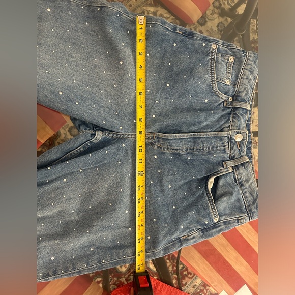 Embellished Sparkly H&M High Waisted Jeans - Picture 10 of 10